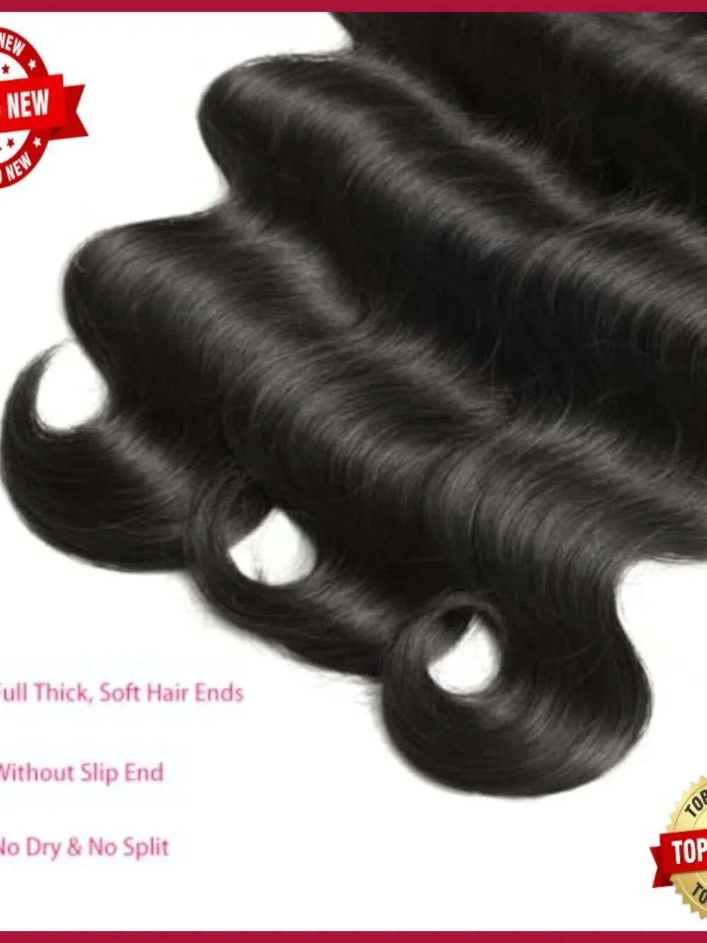 22 24 26 Inch Body Wave Human Hair Extensions 3 Bundles Virgin Hair